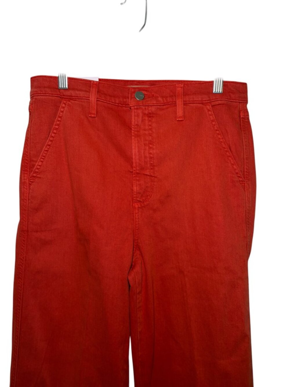 Joe’s Jeans Trixie High Rise Wide Leg Cuffed Pants Poppy 30 NWT - Picture 4 of 7